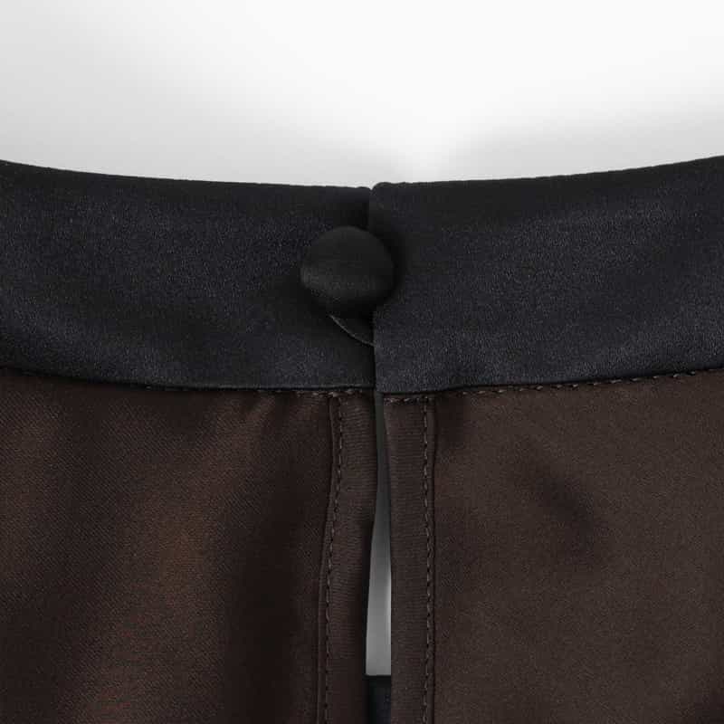 SACAI SACAI＜サカイ＞ コンビネーションデザインTシャツ BROWN