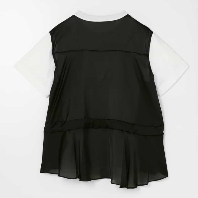 SACAI SACAI＜サカイ＞ ドローストリング付きグラフィックTシャツ WHITE