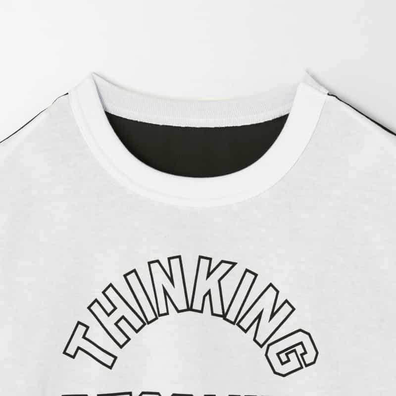 SACAI SACAI＜サカイ＞ ドローストリング付きグラフィックTシャツ WHITE