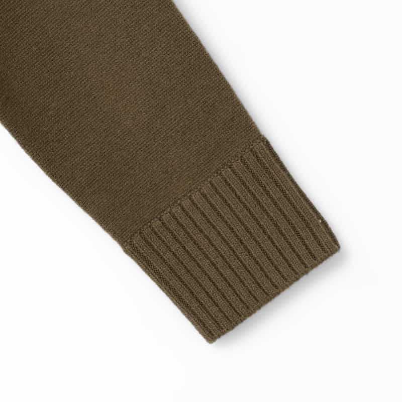 SACAI SACAI＜サカイ＞ タイ付きウールニットカーディガン BROWN