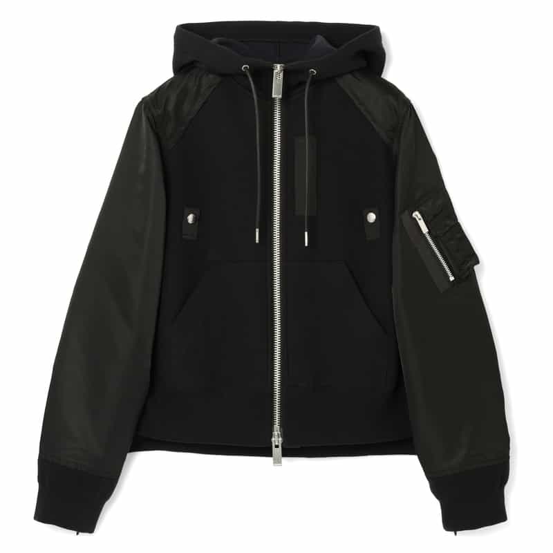 SACAI＜サカイ＞ コンビネーションジップアップパーカー