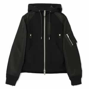 SACAI＜サカイ＞ コンビネーションジップアップパーカー