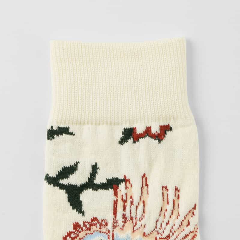 SACAI SACAI ＜サカイ＞ フローラル柄ソックス IVORY