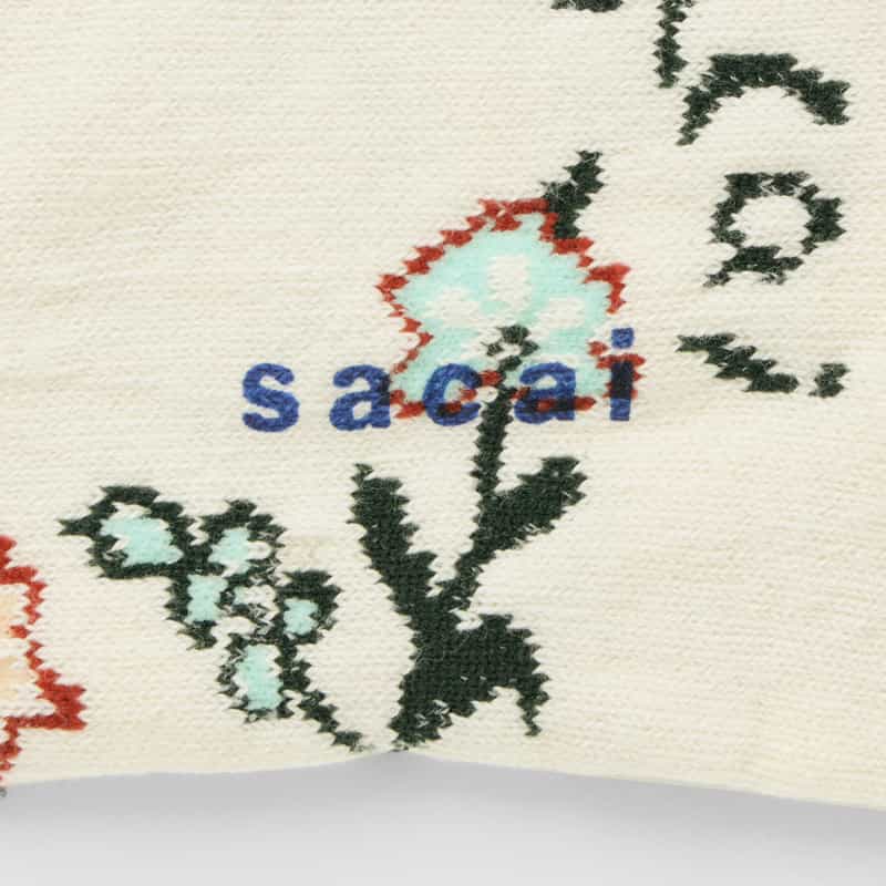 SACAI SACAI ＜サカイ＞ フローラル柄ソックス IVORY