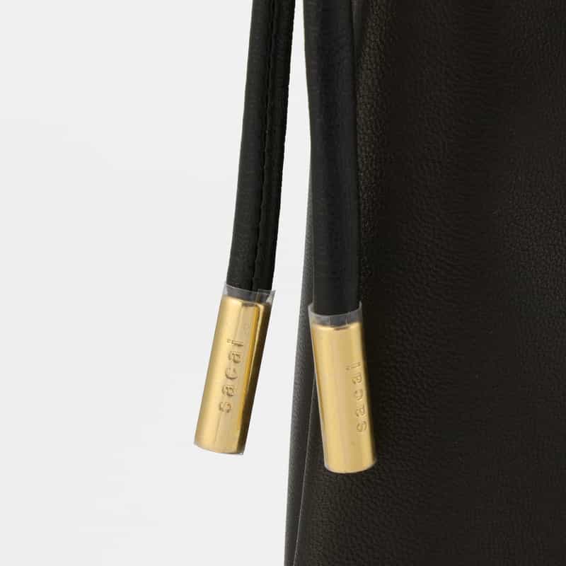 SACAI SACAI＜サカイ＞ レザーハンドバッグ BLACK