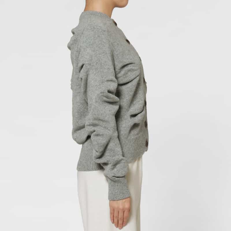 PILLINGS PILLINGS ＜ピリングス＞ バーニーズ　ニューヨーク限定 ウールニットカーディガン GRAY