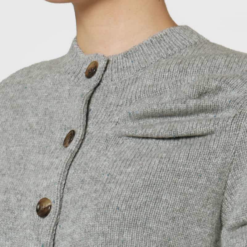 PILLINGS PILLINGS ＜ピリングス＞ バーニーズ　ニューヨーク限定 ウールニットカーディガン GRAY