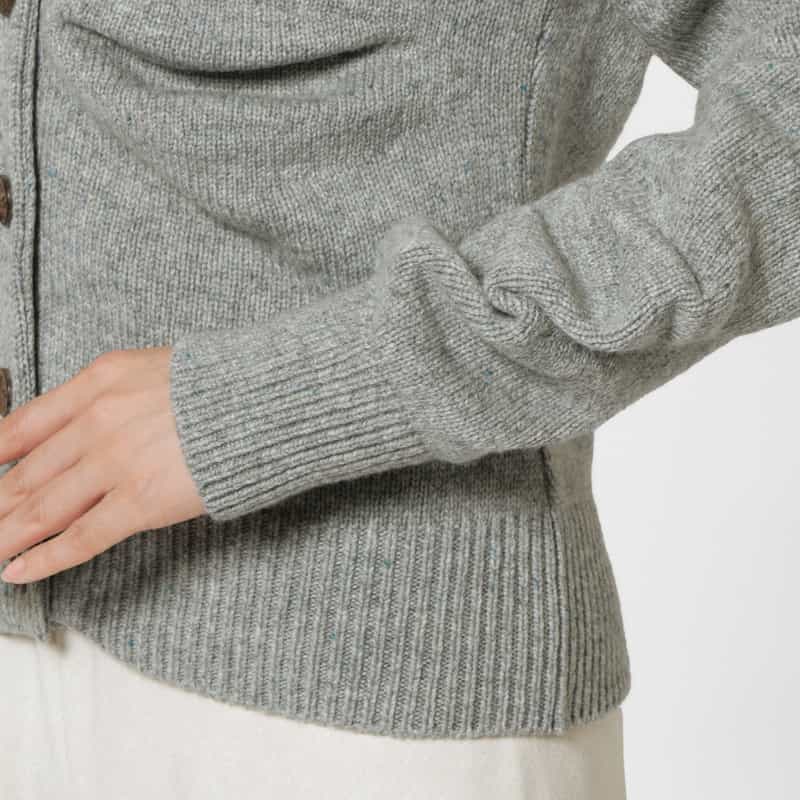 PILLINGS PILLINGS ＜ピリングス＞ バーニーズ　ニューヨーク限定 ウールニットカーディガン GRAY