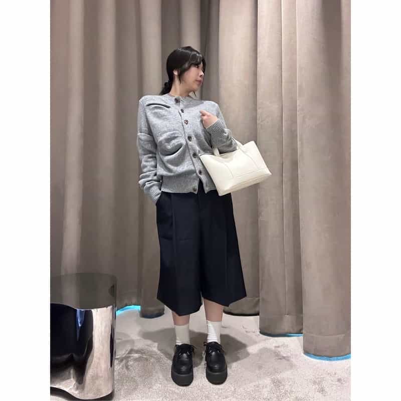 PILLINGS PILLINGS ＜ピリングス＞ バーニーズ　ニューヨーク限定 ウールニットカーディガン GRAY