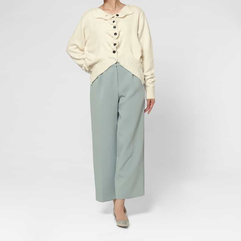 PILLINGS PILLINGS ＜ピリングス＞ バーニーズ　ニューヨーク限定 カシミヤニットカーディガン WHITE