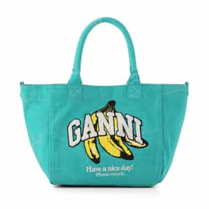 GANNI ＜ガニー＞ バナナプリント スモールトートバッグ