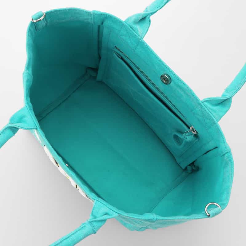GANNI GANNI ＜ガニー＞ バナナプリント スモールトートバッグ LIGHT BLUE