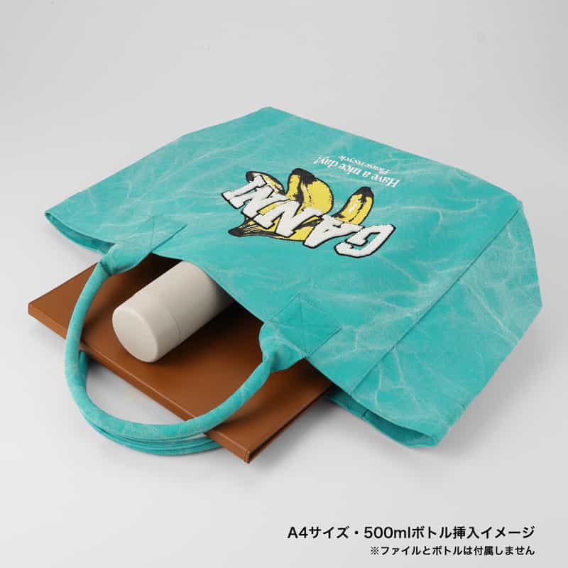 GANNI GANNI ＜ガニー＞ バナナプリント トートバッグ LIGHT BLUE