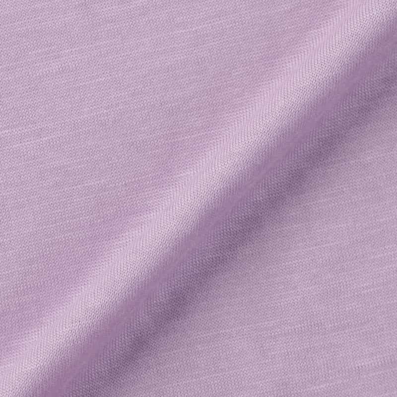 BASERANGE BASERANGE ＜ベースレンジ＞ シアー素材ロングスリーブカットソー LIGHT PURPLE