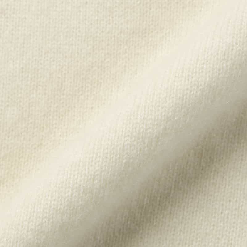 BARNEYS NEW YORK カシミヤ クルーネックニットプルオーバー IVORY