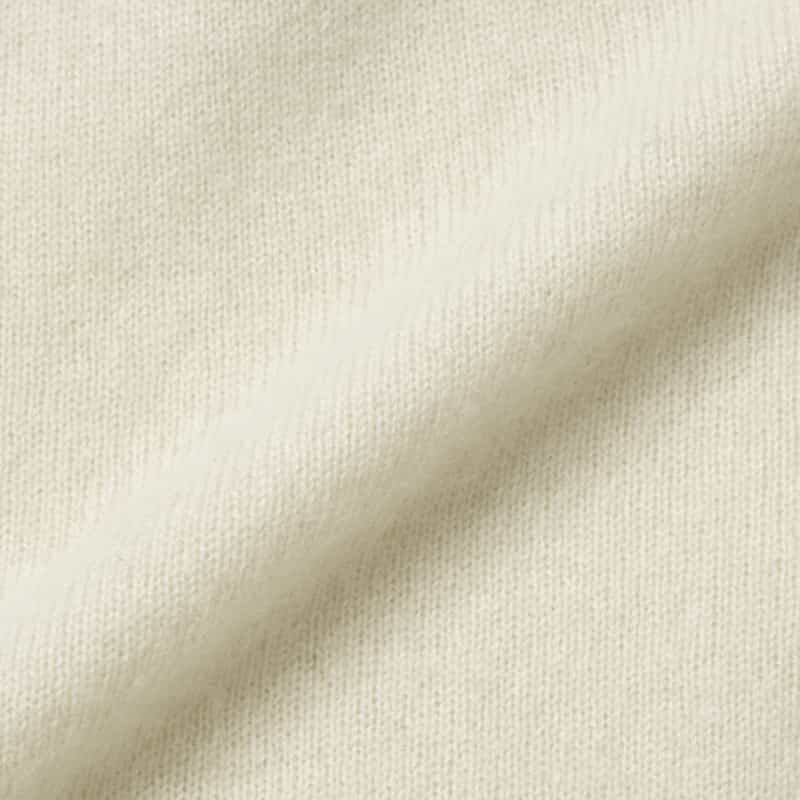BARNEYS NEW YORK カシミヤ モックネックニットプルオーバー IVORY