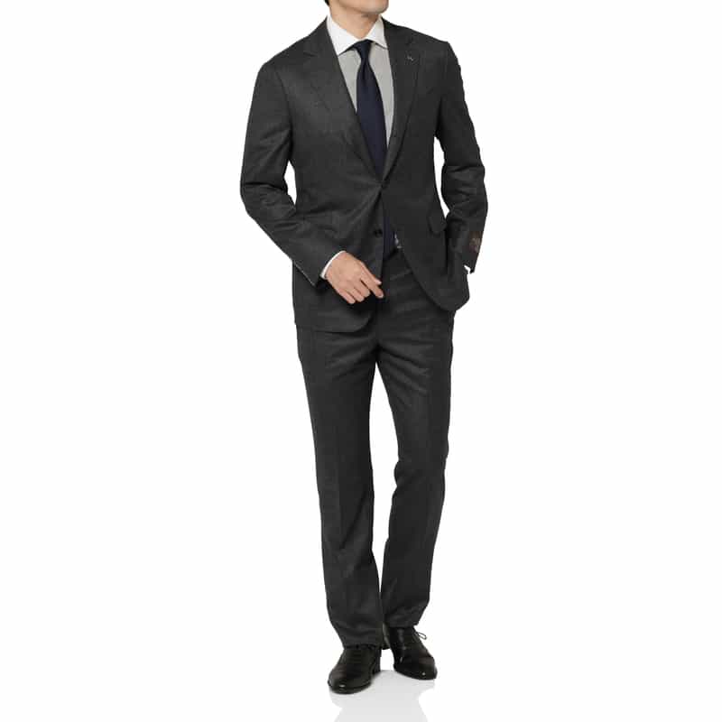 BARNEYS NEW YORK ウールフランネル素材スーツ“MADISON" GRAY