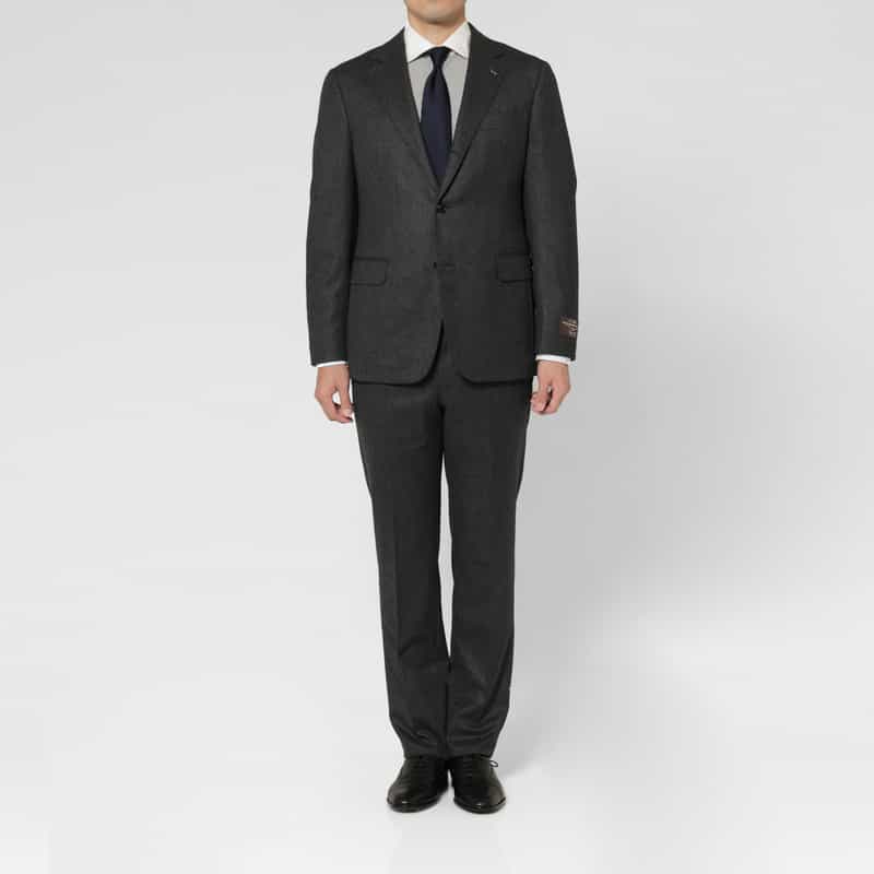 BARNEYS NEW YORK ウールフランネル素材スーツ“MADISON" GRAY