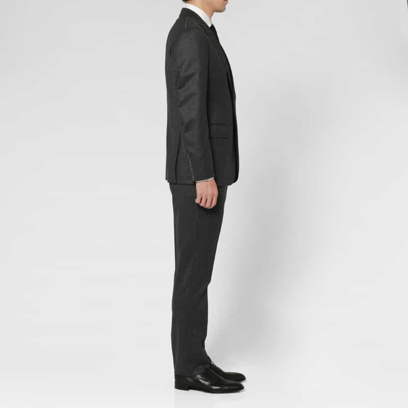 BARNEYS NEW YORK ウールフランネル素材スーツ“MADISON" GRAY
