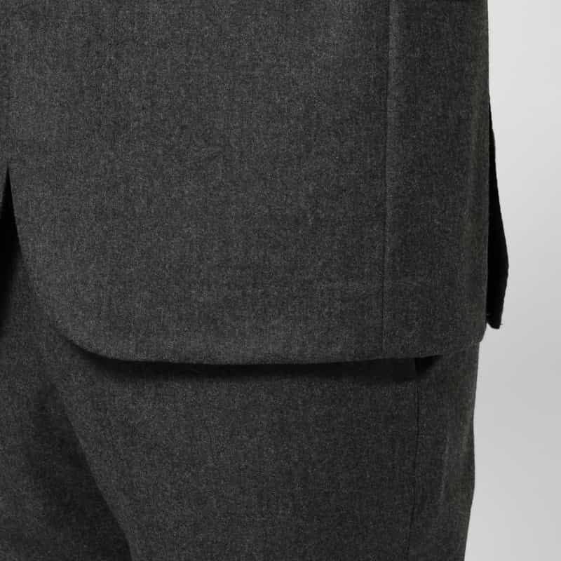 BARNEYS NEW YORK ウールフランネル素材スーツ“MADISON" GRAY