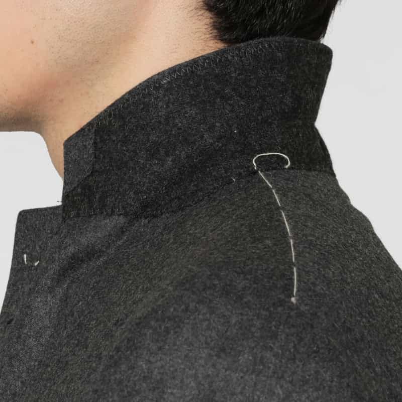 BARNEYS NEW YORK ウールフランネル素材スーツ“MADISON" GRAY