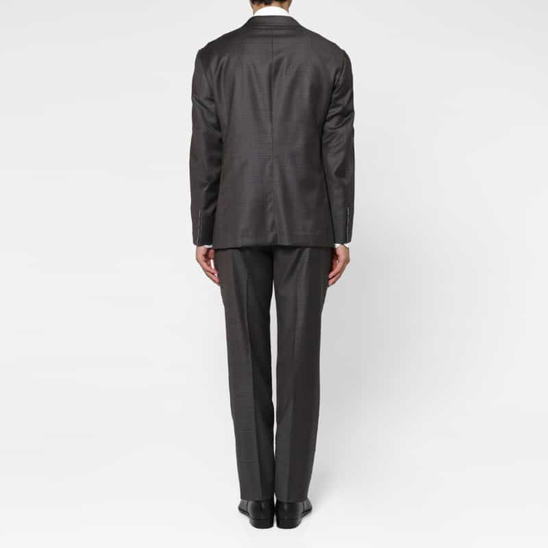 BARNEYS NEW YORK ウィンドウペンチェック柄スーツ"MADISON" GRAY