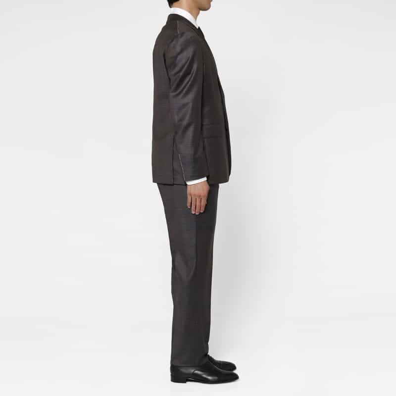 BARNEYS NEW YORK ウィンドウペンチェック柄スーツ"MADISON" GRAY