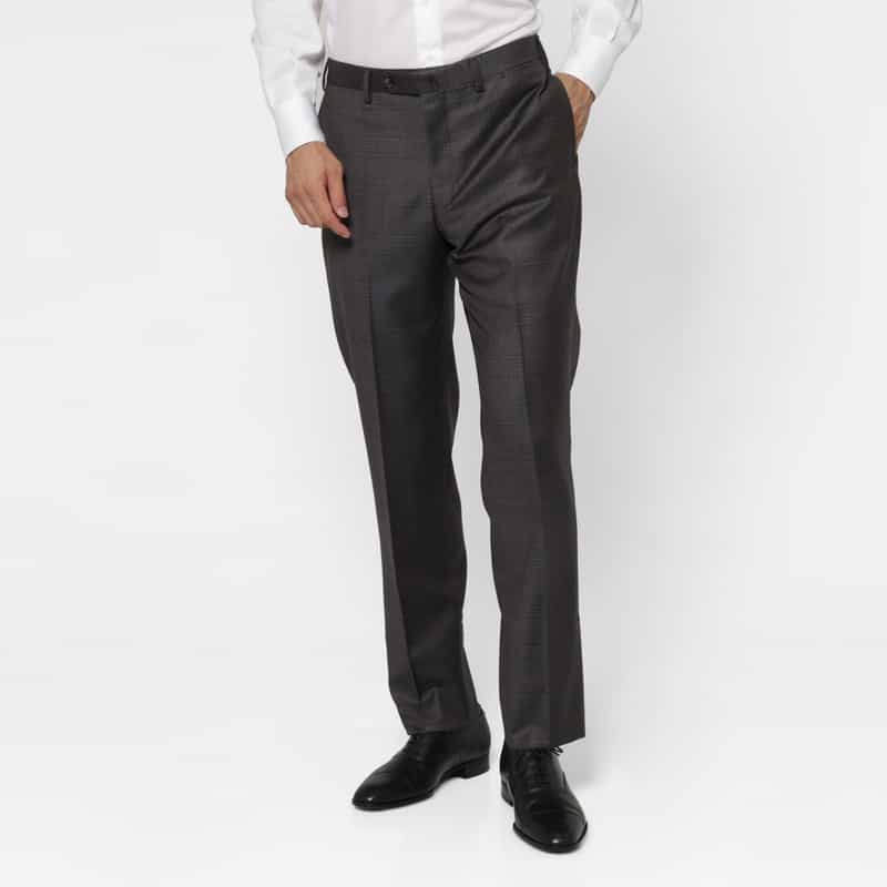 BARNEYS NEW YORK ウィンドウペンチェック柄スーツ"MADISON" GRAY