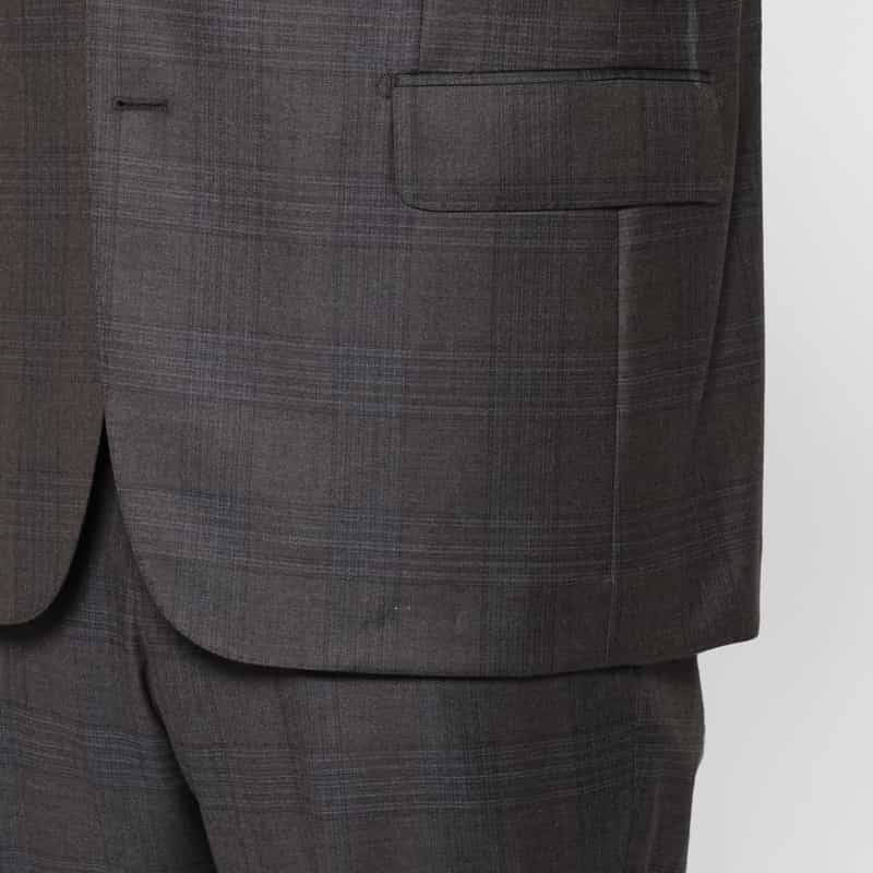 BARNEYS NEW YORK ウィンドウペンチェック柄スーツ"MADISON" GRAY