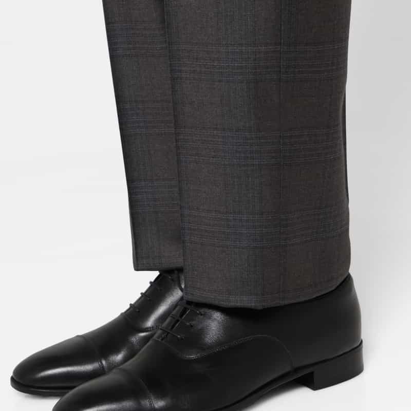 BARNEYS NEW YORK ウィンドウペンチェック柄スーツ"MADISON" GRAY