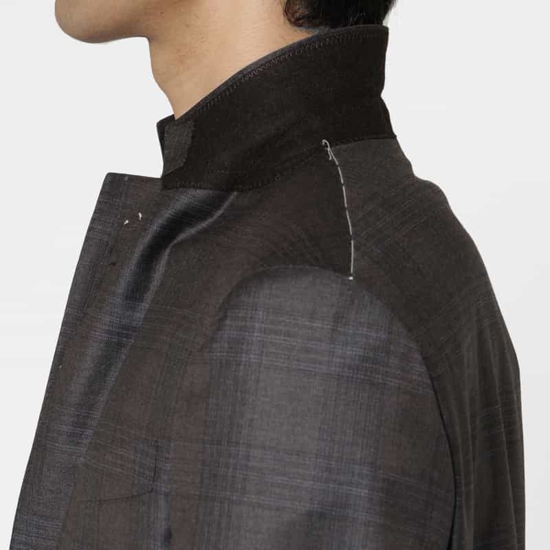 BARNEYS NEW YORK ウィンドウペンチェック柄スーツ"MADISON" GRAY