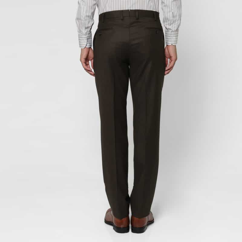 BARNEYS NEW YORK ウールフランネル素材スーツ"MADISON" BROWN