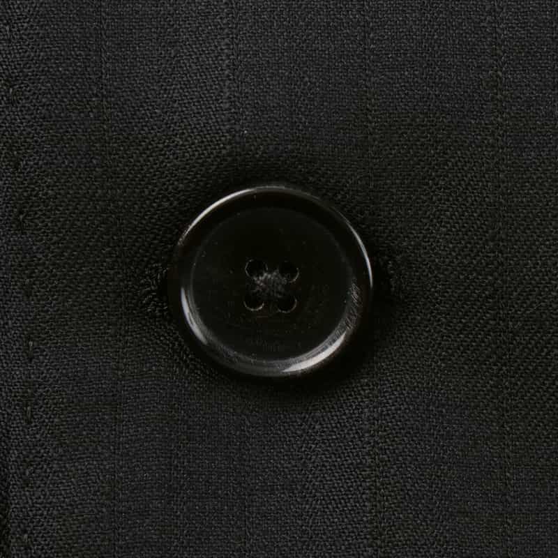BARNEYS NEW YORK ストライプ柄ダブルブレストスーツ“BROOKLYN" BLACK