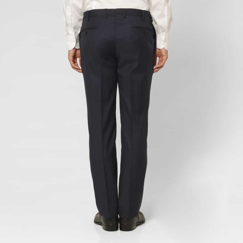 BARNEYS NEW YORK ストライプ柄スーツ“MADISON" NAVY