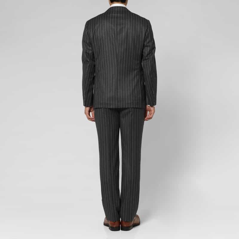 BARNEYS NEW YORK チョークストライプ柄スーツ“MADISON" GRAY