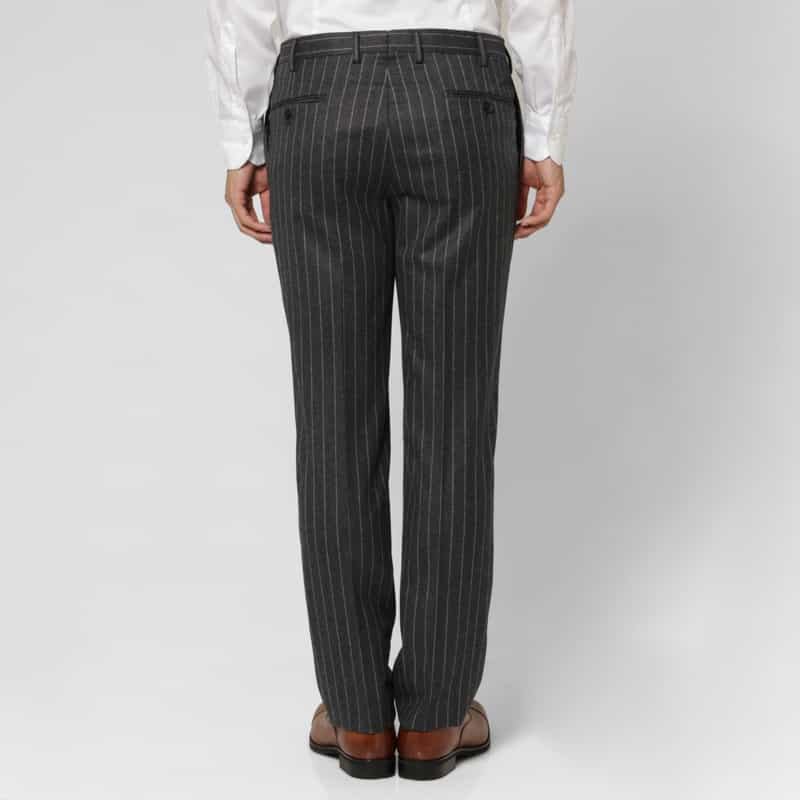 BARNEYS NEW YORK チョークストライプ柄スーツ“MADISON" GRAY