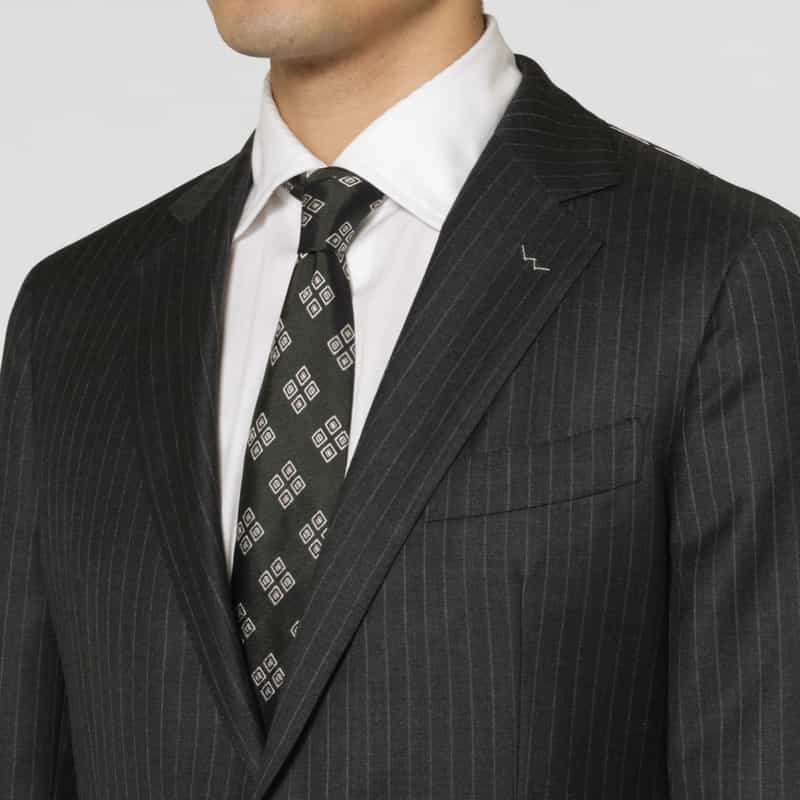 BARNEYS NEW YORK ピンストライプ柄スーツ“MANHATTAN" GRAY