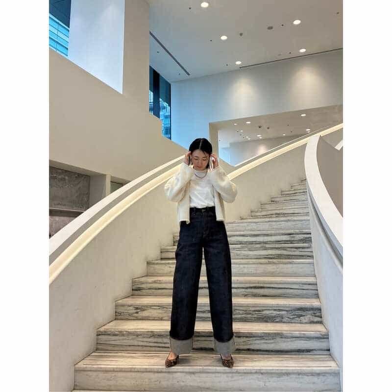 T.T T.T＜ティー ティー＞ カシミヤニットカーディガン IVORY