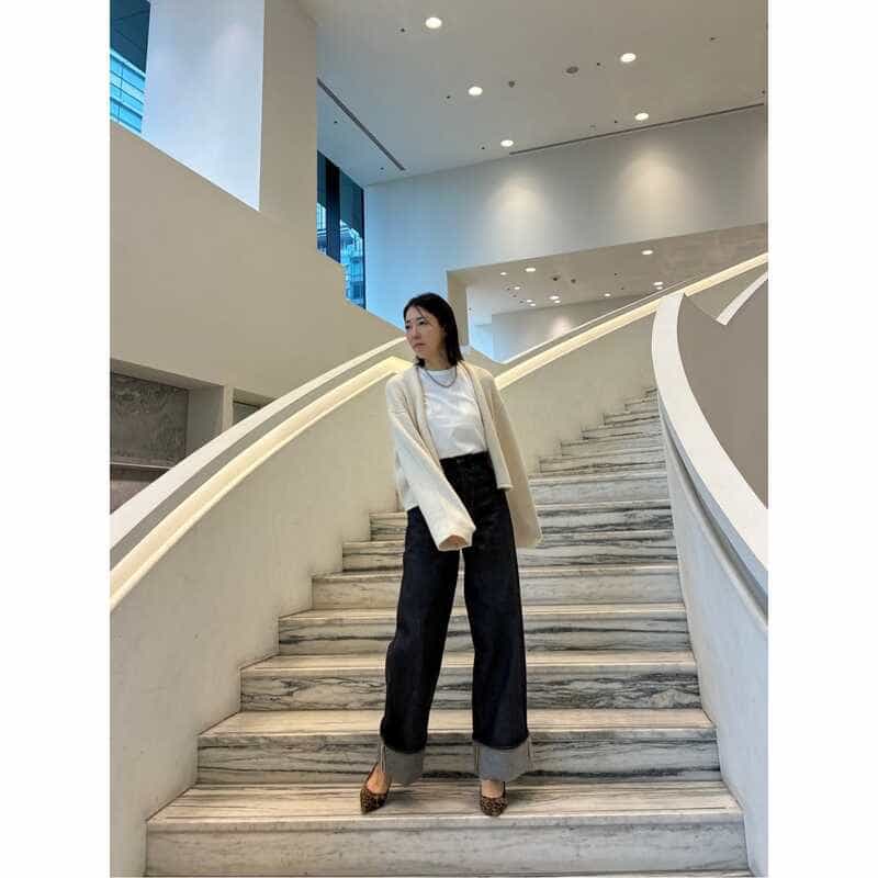 T.T T.T＜ティー ティー＞ カシミヤニットカーディガン IVORY