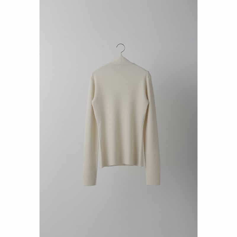 T.T T.T＜ティー ティー＞ ボトルネックカシミヤニットプルオーバー WHITE