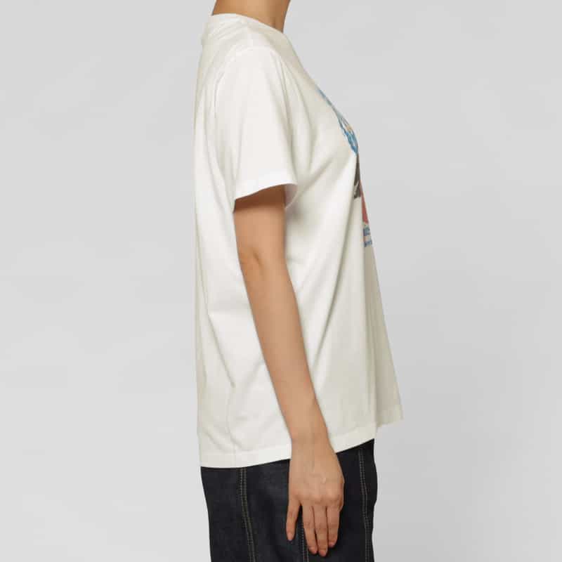 GANNI GANNI ＜ガニー＞ プリントTシャツ WHITE