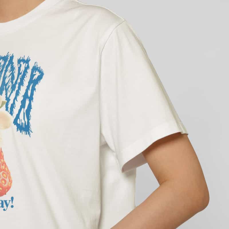 GANNI GANNI ＜ガニー＞ プリントTシャツ WHITE
