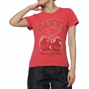 GANNI ＜ガニー＞ プリントTシャツ