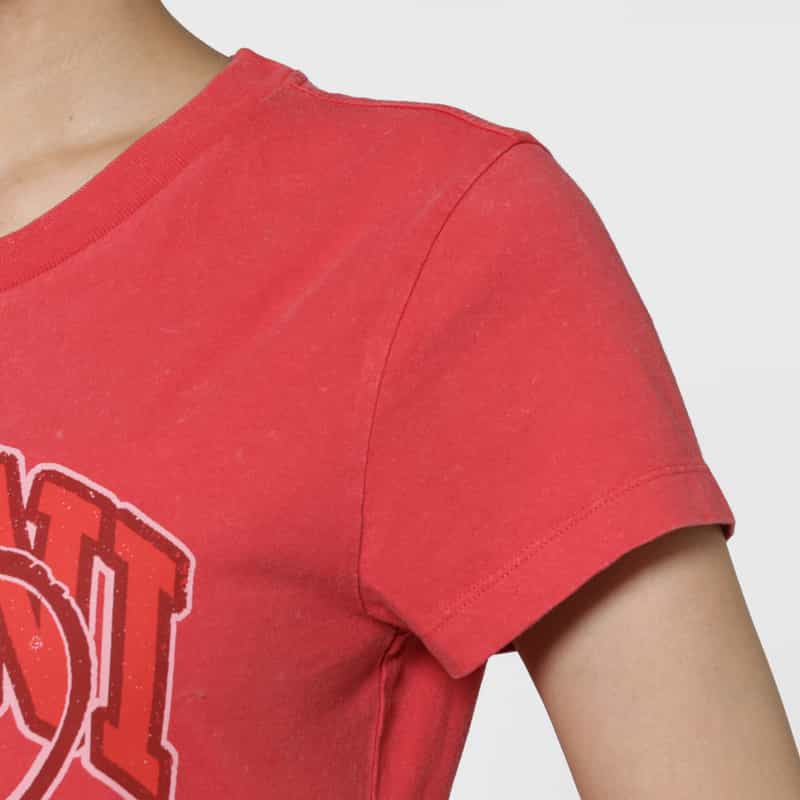 GANNI GANNI ＜ガニー＞ プリントTシャツ RED