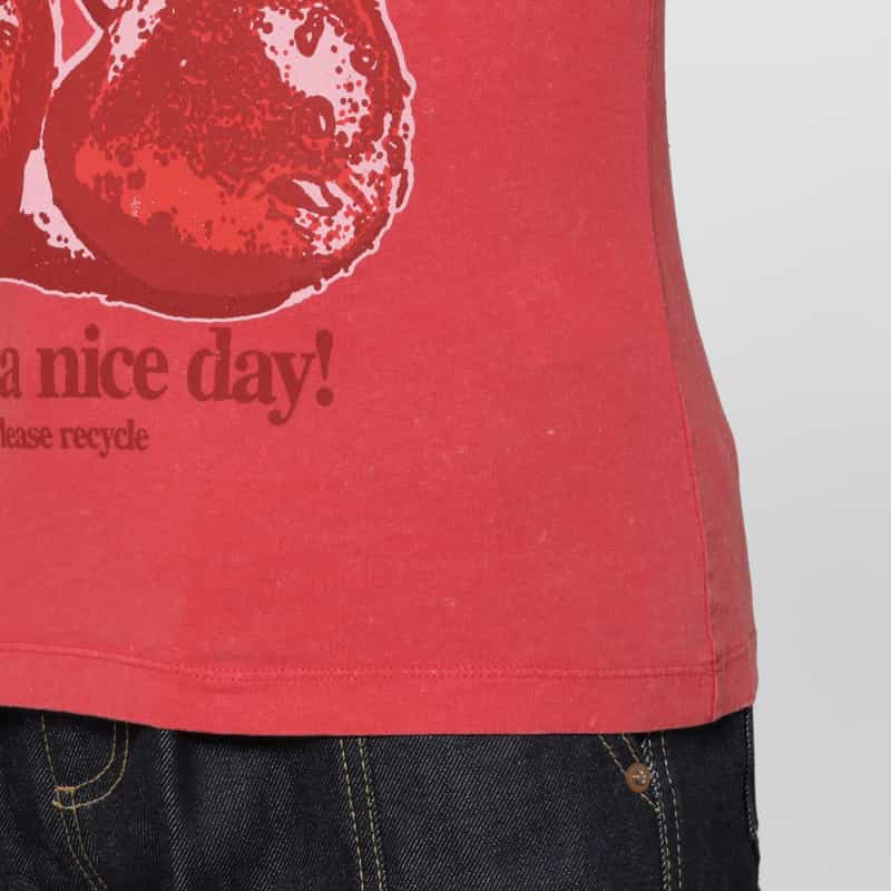 GANNI GANNI ＜ガニー＞ プリントTシャツ RED