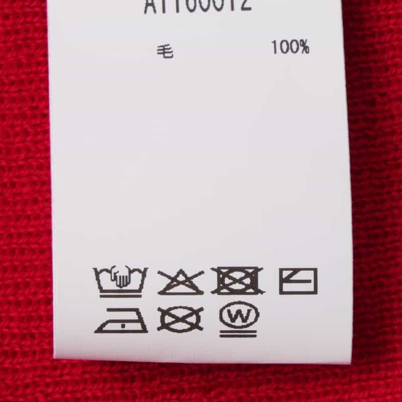 GANNI GANNI ＜ガニー＞ Vネックニットカーディガン RED