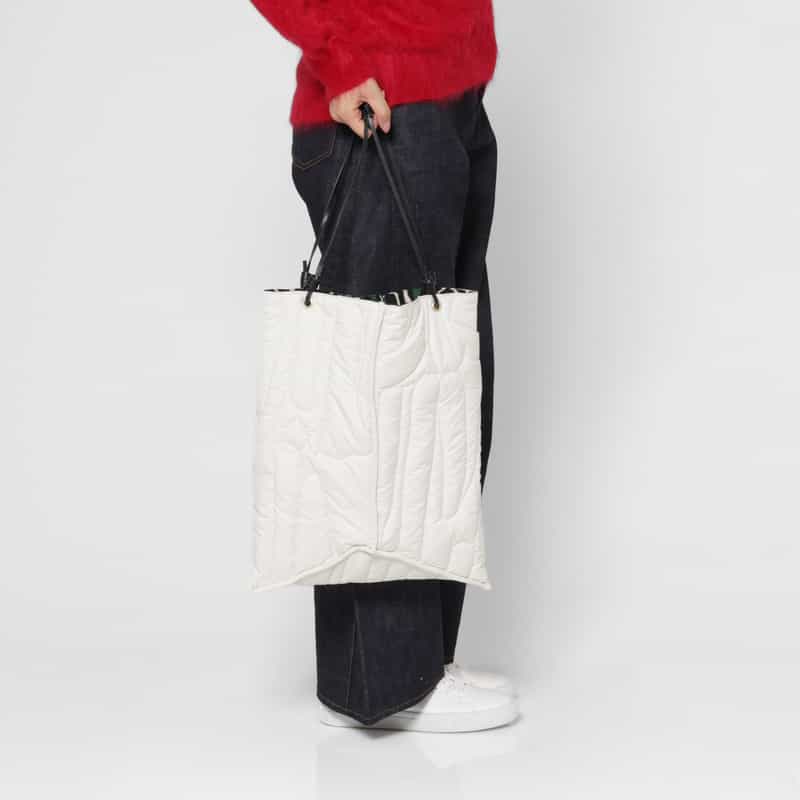 MANIPURI MANIPURI ＜マニプリ＞ リバーシブル トートバッグ（L） IVORY