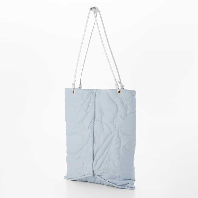 MANIPURI MANIPURI ＜マニプリ＞ リバーシブル トートバッグ（L） LT BLUE