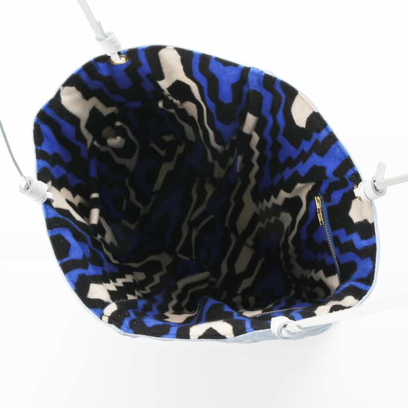 MANIPURI MANIPURI ＜マニプリ＞ リバーシブル トートバッグ（L） LT BLUE