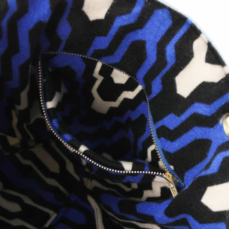 MANIPURI MANIPURI ＜マニプリ＞ リバーシブル トートバッグ（L） LT BLUE